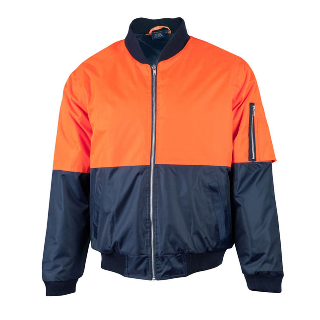 Winning Spirit Hi-Vis Two-Tone Flying Jacket - Branded Day Workwear