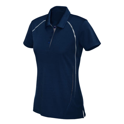 Biz Collection Womens Cyber Short Sleeve Polo