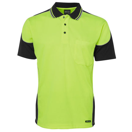 JB's Wear Hi-Vis Contrast Piping Polo