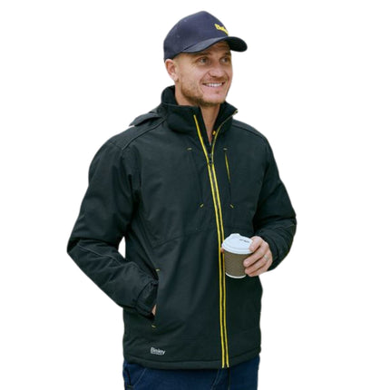 The Bisley BJ6943 Heavy Duty Dobby Jacket combines robust waterproof protection with breathable fabric technology, ensuring comfort and durability in demanding work environments.