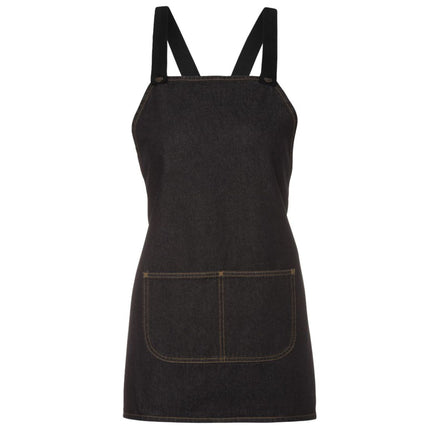 JB's Wear Cross Back Bib Denim Apron with Straps