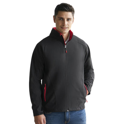 Designed for comfort and style, the Men's Modern Fit Stretch Geneva Jacket offers a tailored look with flexible fabric that moves with you.