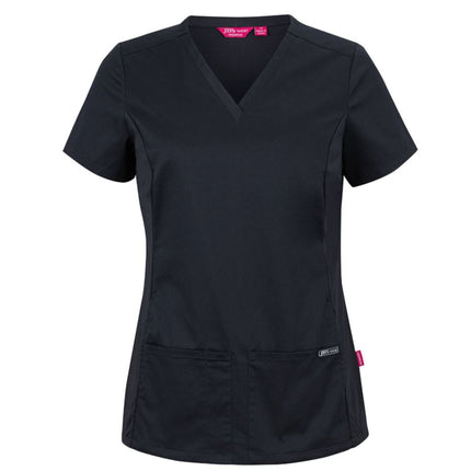 JB's Ladies Premium Stretch Panel Scrub Top