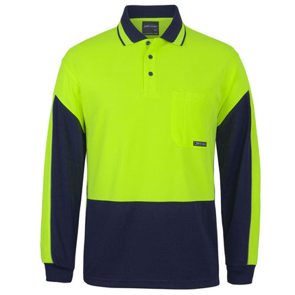 JB's Hi-Vis Long Sleeve Gap Polo