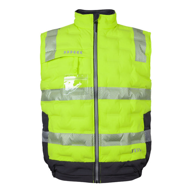 Hi-Vis Puffer Vest – Slim Fit, Graphene-Enhanced Warmth & Free Logo Print