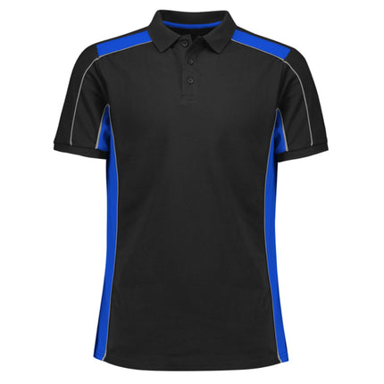 Biz Collection Unisex Grid Short Sleeve Polo