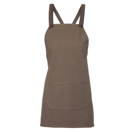 JB's Wear Cross Back Bib Canvas Apron with Straps