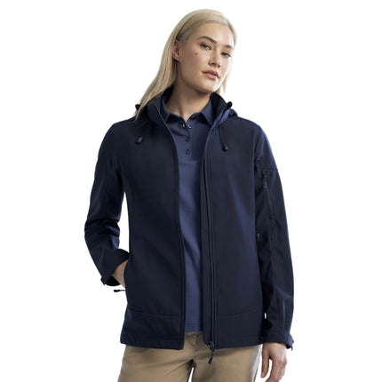 The Biz Collection J502L Women's Atlas Jacket offers reliable waterproof and windproof protection, ideal for challenging outdoor conditions.