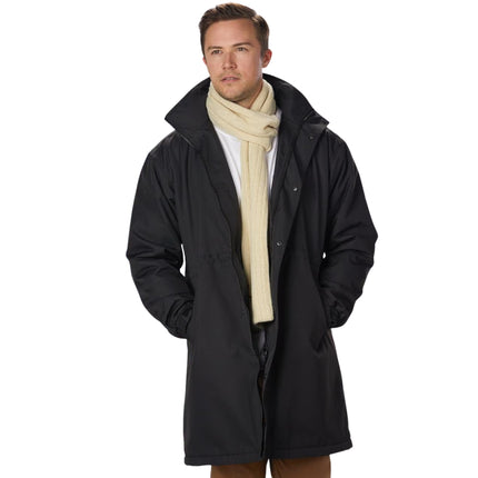 Ultimate Weather Protection and Style Longline Stadium Jacket - Custom Logo Print