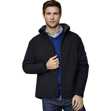 The Biz Collection Premium Soft Shell Jacket offers versatile protection with its water-resistant fabric and breathable design.