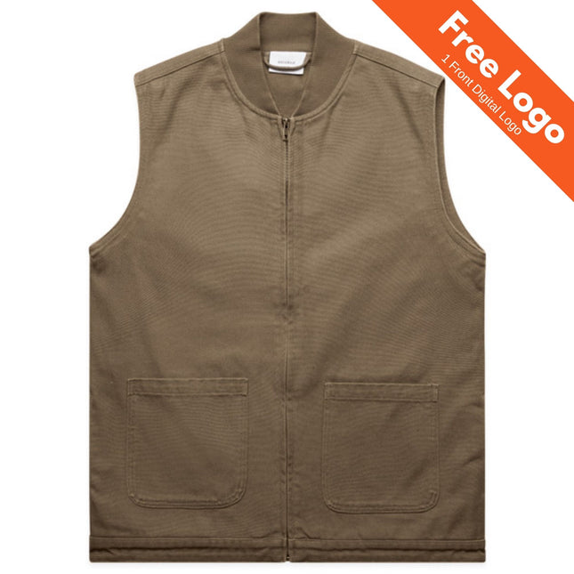 AS Colour Men's Heavy Canvas Vest