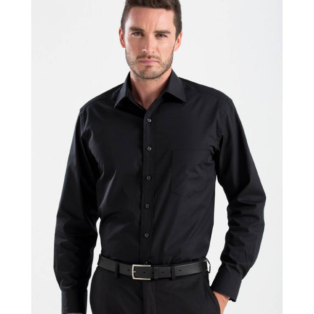 Men's Long Sleeve Poplin Shirt