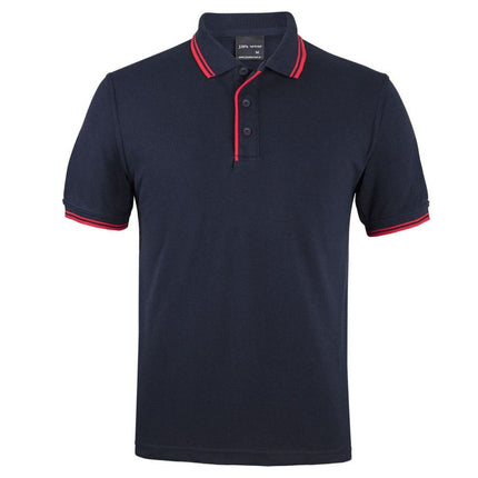 JB's Wear Contrast Polo - Durable, Classic Fit, UPF 50+