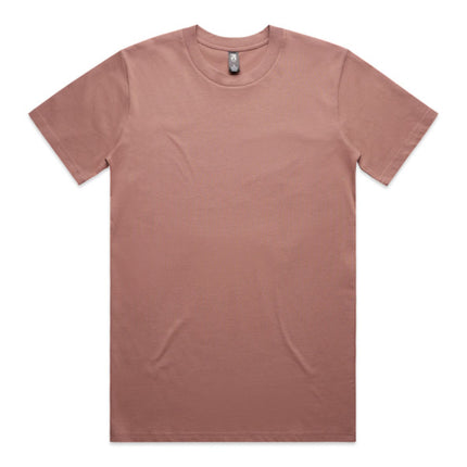 AS Colour Classic T-Shirt in Hazy Pink, unbranded clean front view