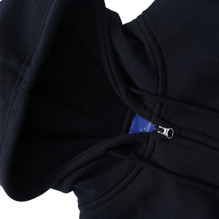 Stay comfortable and confident with this Full Zip Fleecy Hoodie, designed for a classic fit that suits every body type. 