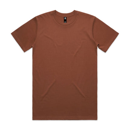 AS Colour Classic T-Shirt in Clay, unbranded clean front view