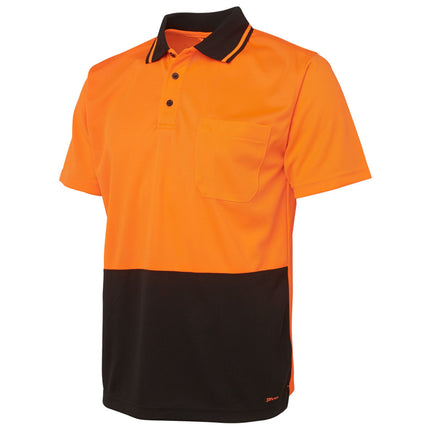 JB's Hi-Vis Non-Cuff Traditional Polo - Branded Day Workwear