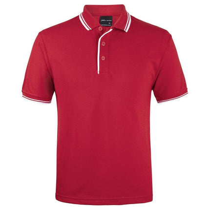 JB's Wear Contrast Polo - Durable, Classic Fit, UPF 50