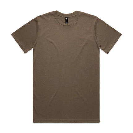 AS Colour Classic T-Shirt in Walnut, unbranded clean front view