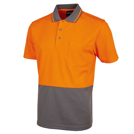JB's Hi-Vis Non-Cuff Traditional Polo - Branded Day Workwear