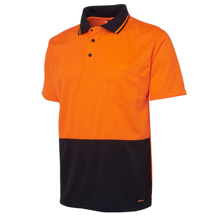 JB's Hi-Vis Non-Cuff Traditional Polo - Branded Day Workwear