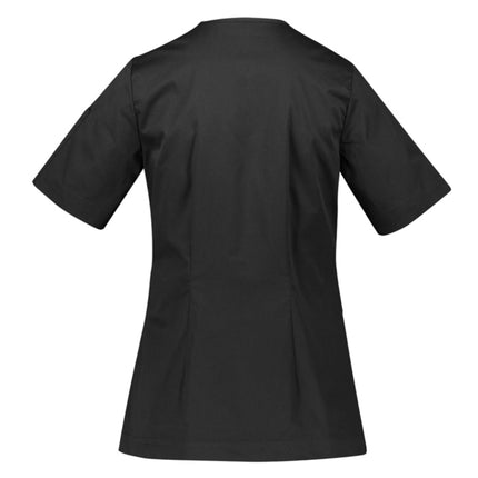 Biz Care Womens Parks Zip Front Crossover Scrub Top