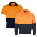 Orange/Navy