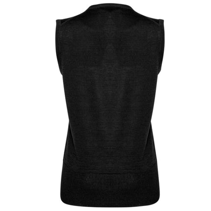 Crafted from a premium wool blend, the Biz Collection Women's Milano Vest offers refined warmth and comfort with a sophisticated V-neck design.