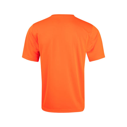 Hi-Vis Mini Waffle Safety T-Shirt – Day Use, Custom Logo Print