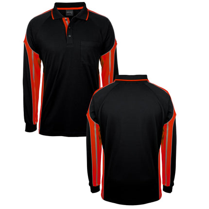 JB's Wear Custom Uniform Bundle – 10 Long Sleeve Polo Shirts with Free Logo