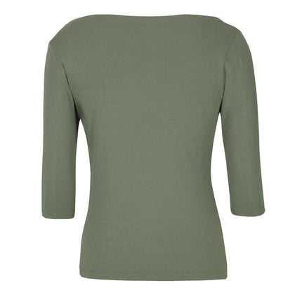 JB's Wear 3/4 Sleeve Boat Neck Tee