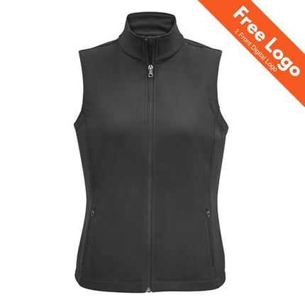 Biz Collection Women's Apex 2-Layer Softshell Vest