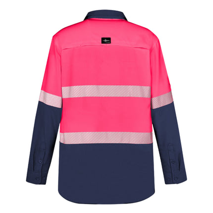 Custom Syzmik Ultra-Light Hi-Vis Shirt - Branded Day & Night Ripstop Workwear