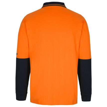 JB's Wear Hi-Vis Long Sleeve Cotton Polo