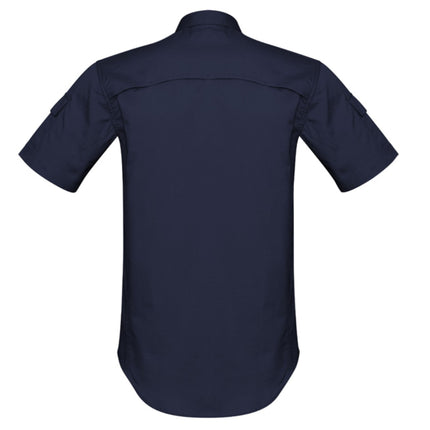 The Syzmik Men’s Rugged Cooling Short Sleeve Work Shirt offers durable comfort with breathable cooling technology, ideal for demanding work environments.