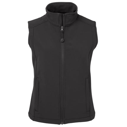 The JB's Ladies Layer Soft Shell Vest combines functional protection with sleek design, ideal for active, professional women.
