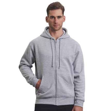 Stay comfortable and confident with this Full Zip Fleecy Hoodie, designed for a classic fit that suits every body type. 