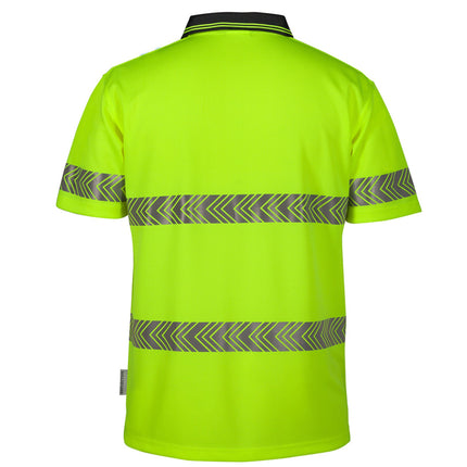JB's Wear Hi-Vis Short Sheet Segmented Tape Polo