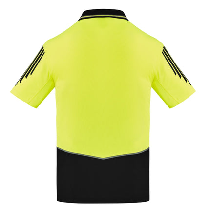 Syzmik Flux Hi-Vis Short Sleeve Polo - Branded Extreme Breathability Uniform