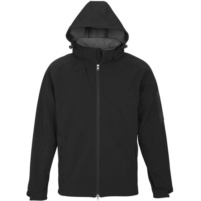 The Biz Collection Premium Soft Shell Jacket offers versatile protection with its water-resistant fabric and breathable design.