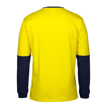 JB's Wear Hi-Vis Long Sleeve Crew Neck T-Shirt