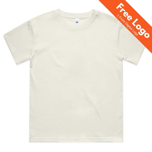 Kids' Classic Tee - Heavyweight Combed Cotton, Regular Fit, Tear-out Label