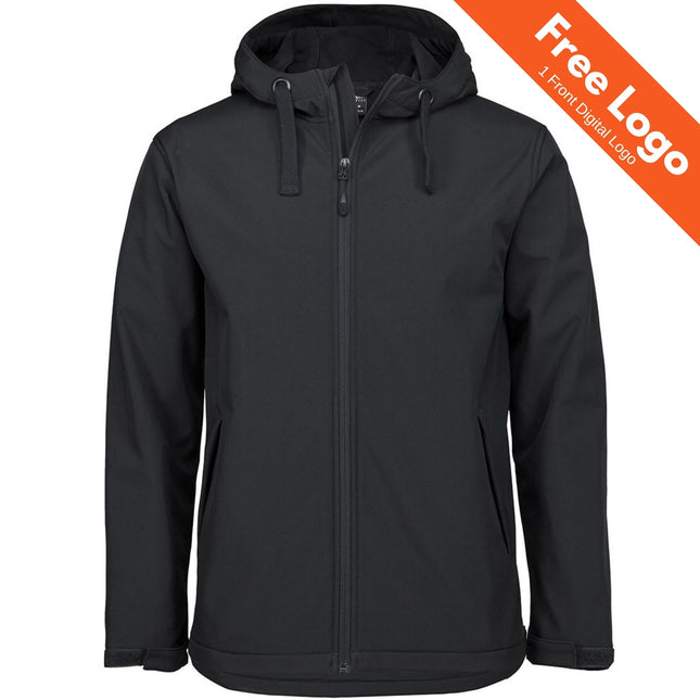 Podium Three-Layer Hooded Softshell Jacket - Waterproof