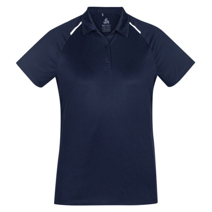 Biz Collection Womens Academy Short Sleeve Polo
