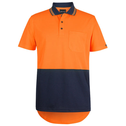 JB's Men's Wear Hi-Vis Short Sleeve Drop Tail Polo