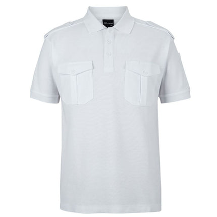 JB's Wear 250 Short Sleeve Epaulette Polo