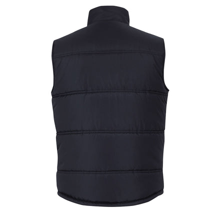 Stay warm and stylish with the Urban Puffer Vest featuring a bold contrast zipper.