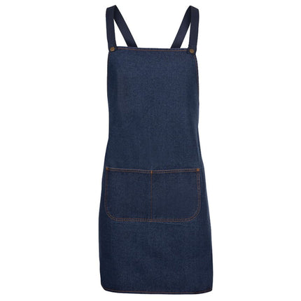 JB's Wear Cross Back Denim Apron with Strap