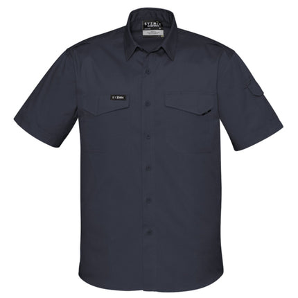 The Syzmik Men’s Rugged Cooling Short Sleeve Work Shirt offers durable comfort with breathable cooling technology, ideal for demanding work environments.
