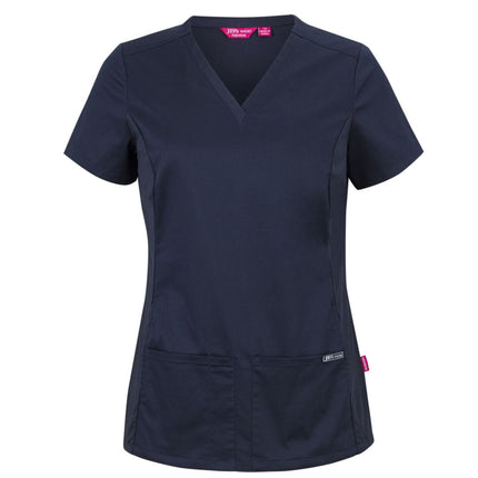 JB's Ladies Premium Stretch Panel Scrub Top